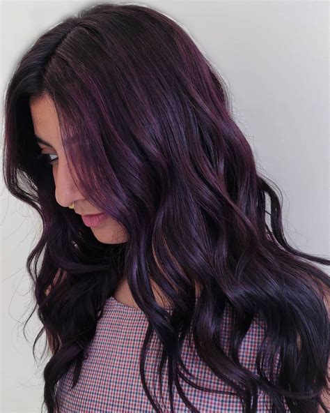 plum black hair dye|plum color hair black girl.